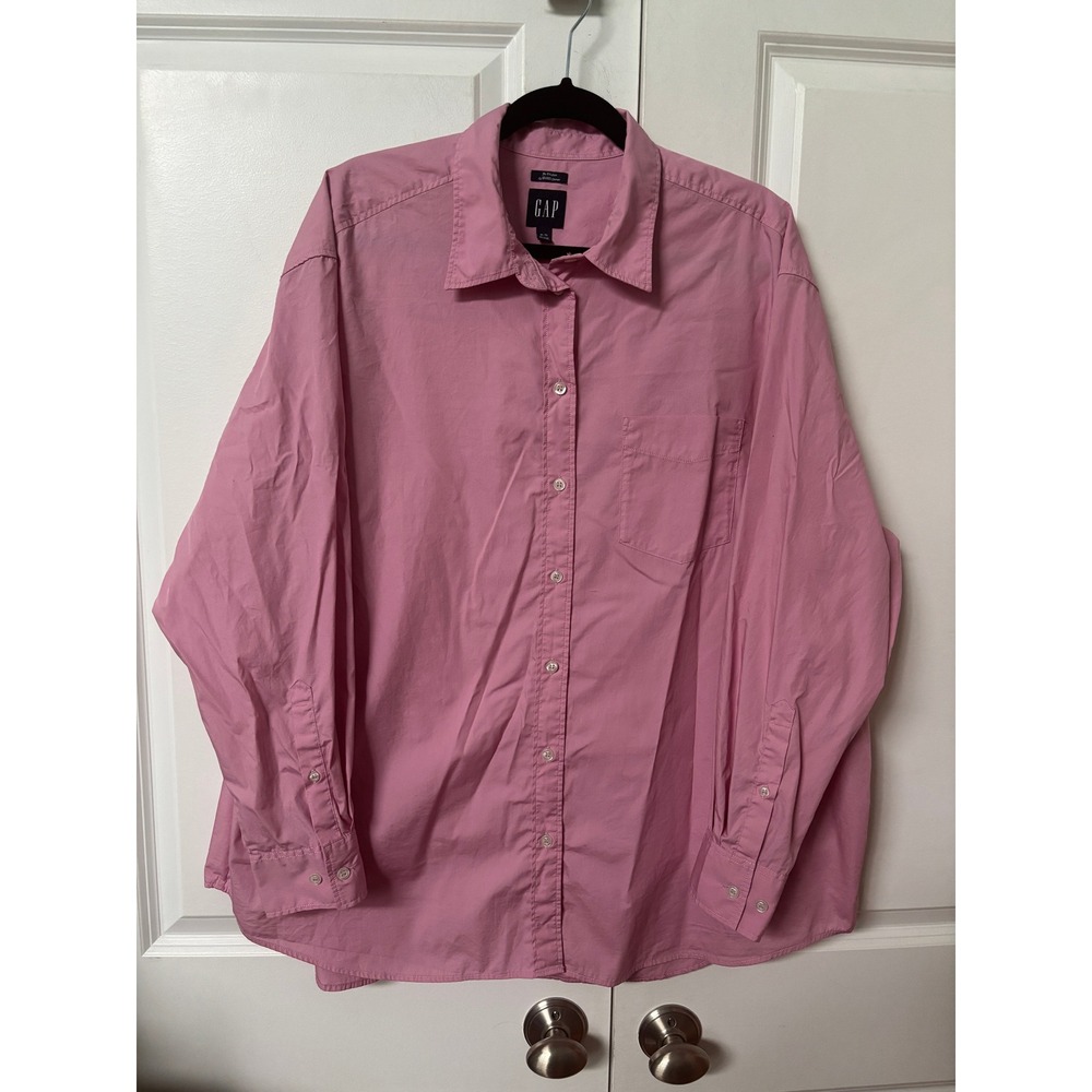 GAP Pink Button-Down Shirt